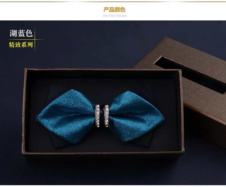 Nœud Papillon Fait à la Main de Haute Qualité pour Hommes, Banquet d'Affaires, Mariage, Hôte, Costume de Marié, Chemise, Bijoux, Cadeaux, Nœud Papillon en Velours