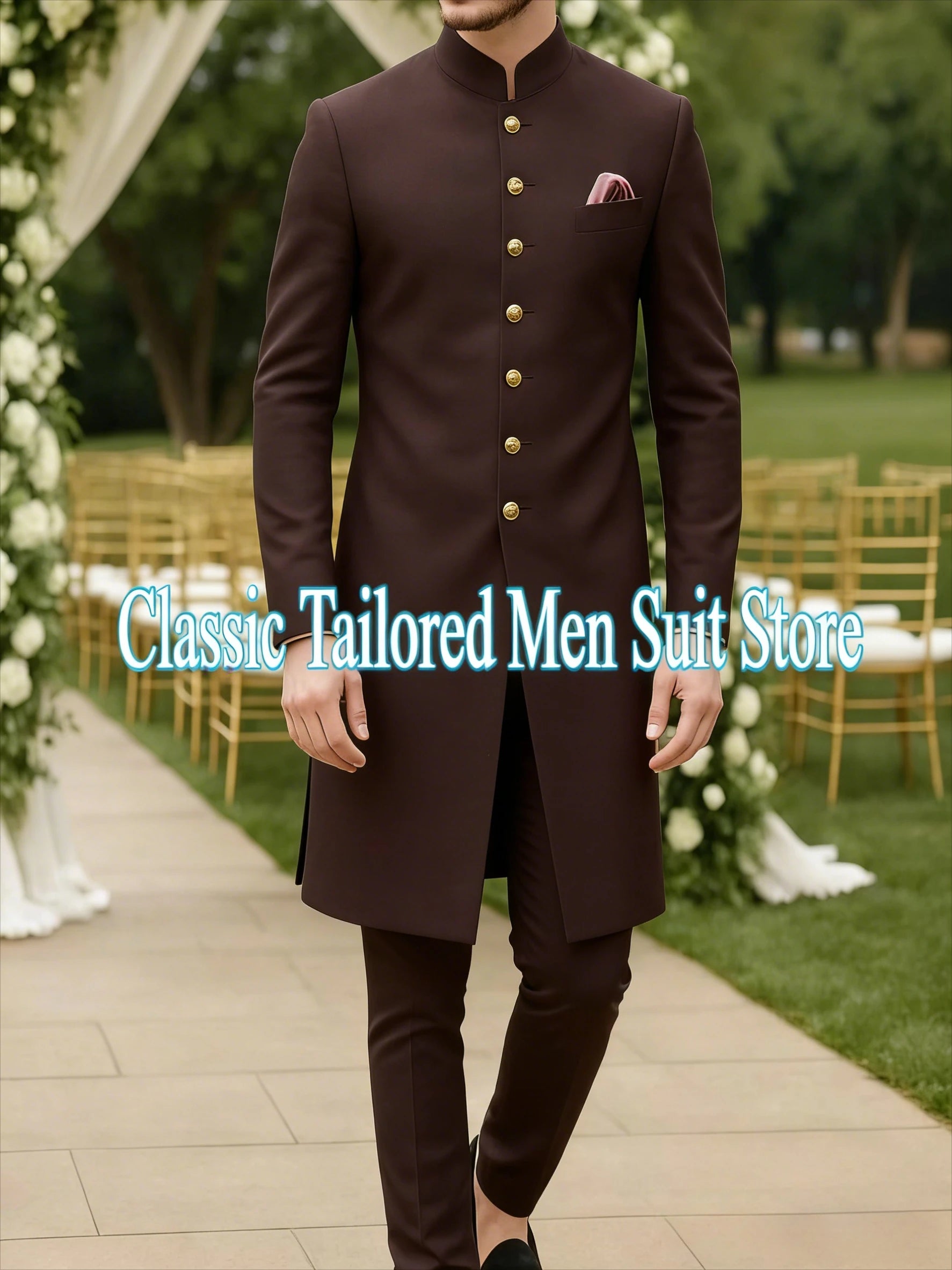 Costume de mode pour hommes d'affaires, marié, témoin de mariage, soirée de bal, occasion formelle, smokings, ensemble 2 pièces, blazer et pantalon.