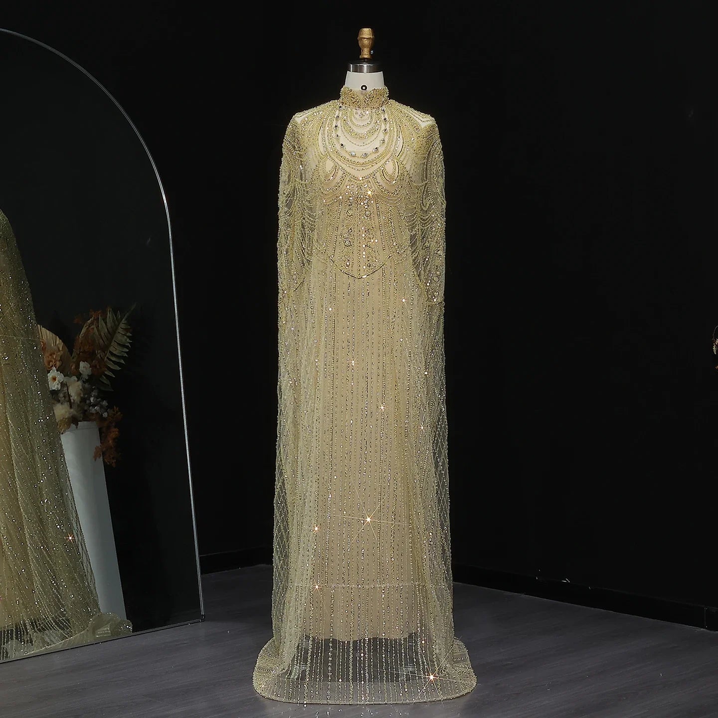 Robes de soirée personnalisées, robe de bal de luxe sexy, Caftan, robe de mariée nude, formelle, élégante et exquise, robe de soirée de haute qualité pour femmes