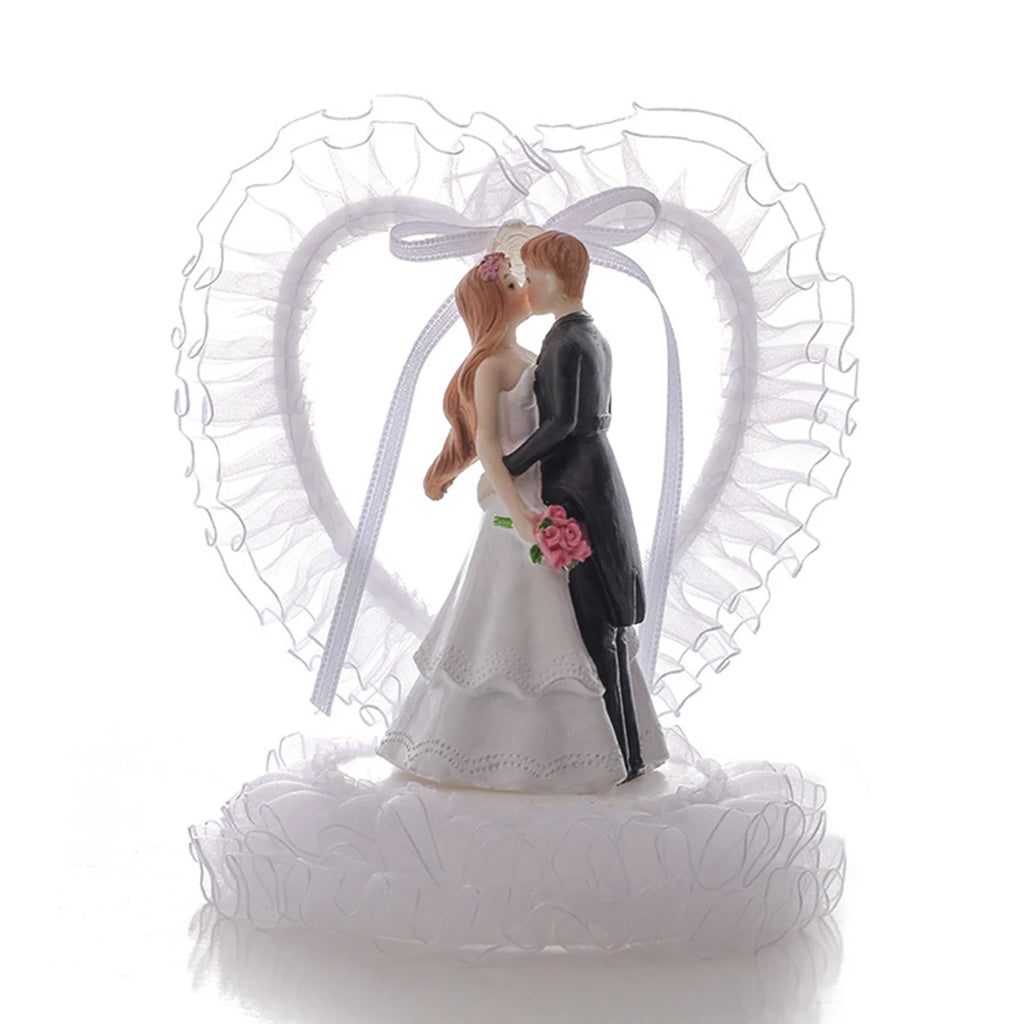 Décorations de gâteau de mariage pour mariés – Cadeau souvenir romantique pour dessert de fête de fin d'année