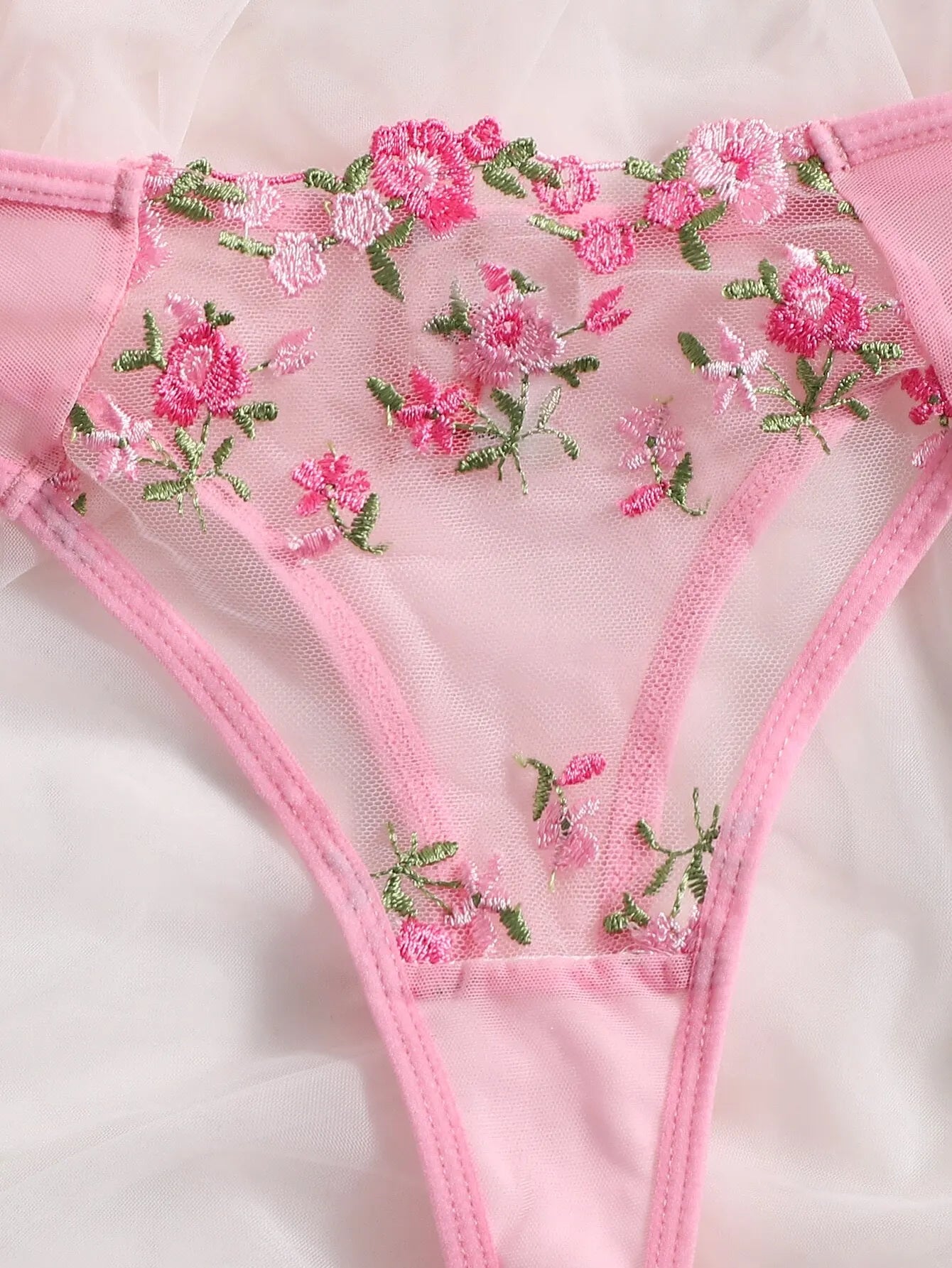 New Candy-colored Fairy Lingerie Underwear Transparent Lace Exotic Set See-Through Delicate Bilizna Sexy Fancy Intimate Push Up