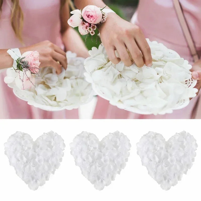 1000Pcs Artificial Silk Rose Petals Romantic Party Home Decoration Valentine's Day Wedding Wreath Flower Rose Petals Decoration