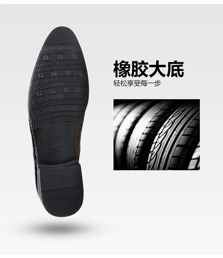 Chaussures de costume d'affaires pour hommes, nouveau modèle de printemps, chaussures grande taille pour hommes 2025, luxe, cuir, décontracté, habillé, haute qualité