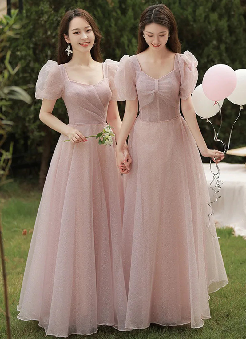 Robe de demoiselle d'honneur féerique printemps-été 2026 pour sœurs minces, robe de soirée de mariage élégante