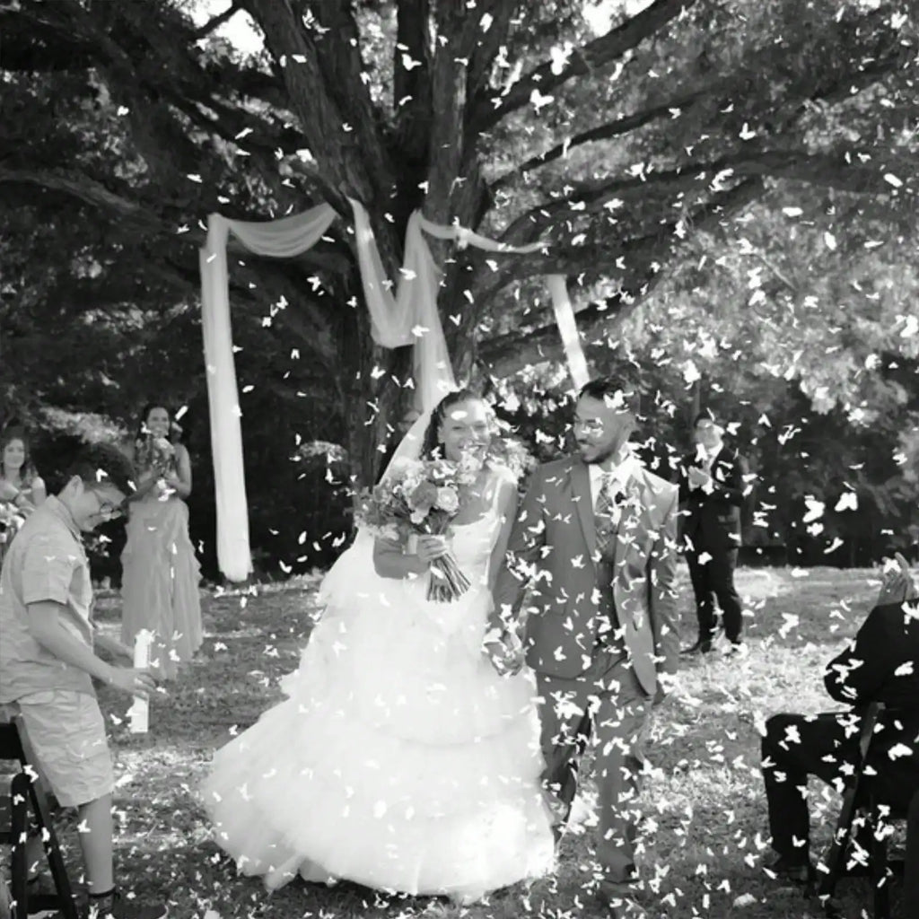 Confettis Papillons Blancs pour Mariage Douche Nuptiale Enterrement de Vie de Jeune Fille Décoration de Mariage Idée de Sortie Allée Confettis en Vrac