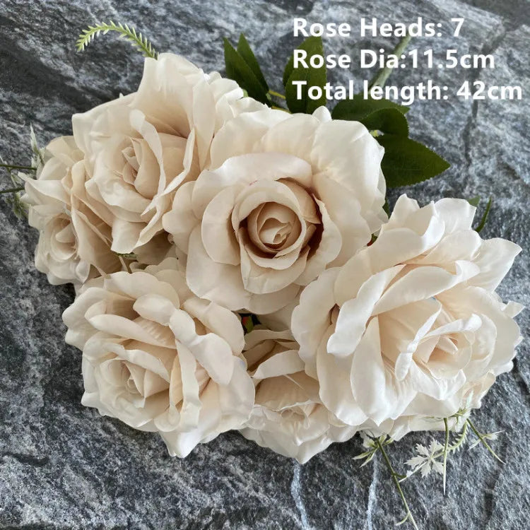 Romantic Artificial Rose Aisle & Venue Décor — Dusty Pink, Blush & More