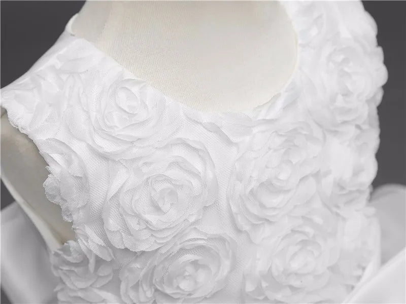 Robe de demoiselle d'honneur pour mariage, pour bébé fille de 2 à 8 ans, tenues d'anniversaire, robes de première communion pour enfants, tenues de fête pour petites filles