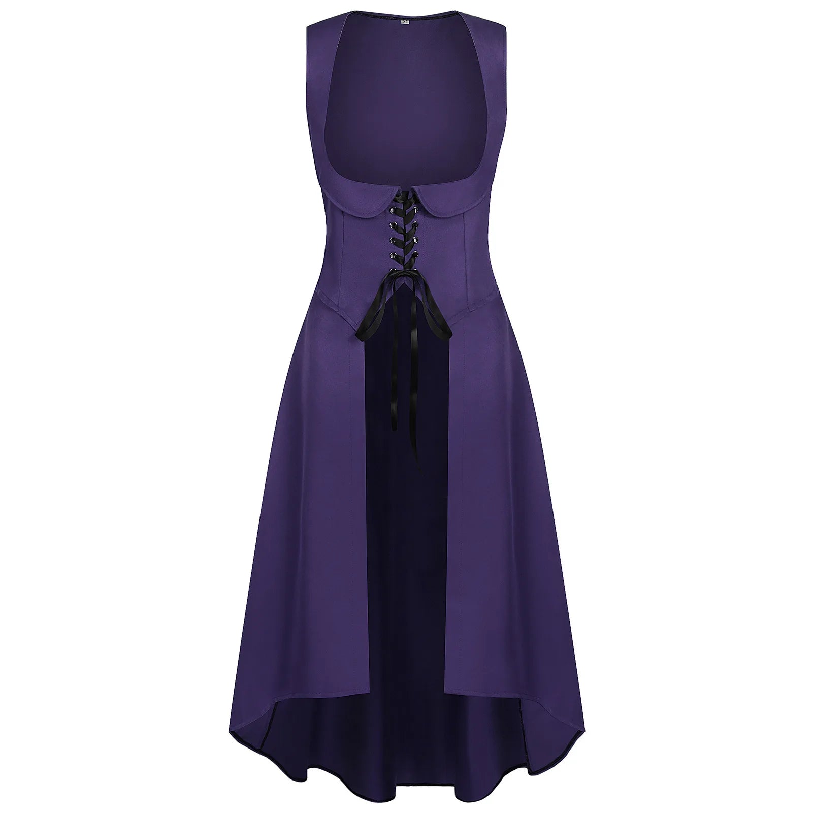 Women Gothic Renaissance Gown Medieval Velvet Court Dress Theater Grade Stage Costume for Dark Halloween Performances