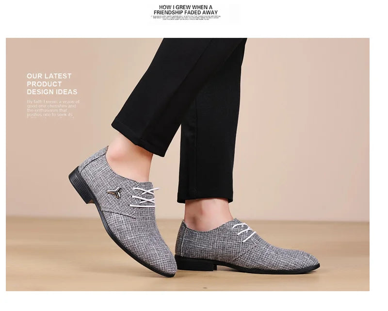 Chaussures Oxford classiques de marque de luxe pour hommes, chaussures en toile respirantes pour hommes, chaussures de mariage formelles, chaussures habillées pour hommes, Herren Schuhe, Sepatu Pria