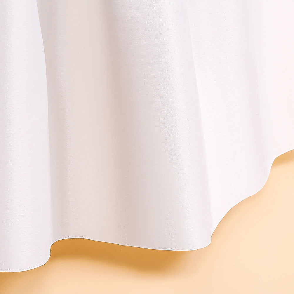 Robes de demoiselle d'honneur élégantes pour filles, robe de soirée de mariage, première communion blanche, robe de soirée longue, vêtements d'été pour enfants