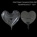 Ballon lumineux transparent Cœur Licorne Étoile LED Ballons Bobo Lumineux pour Fête d'Anniversaire Enfants Mariage Décor Fournitures de Fête