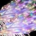 20-60Pcs Light up Wedding Wands LED Ribbon Wands Sparklers with Bells, Wedding Exit Send Off, Dance Floor Props, Wedding Favors