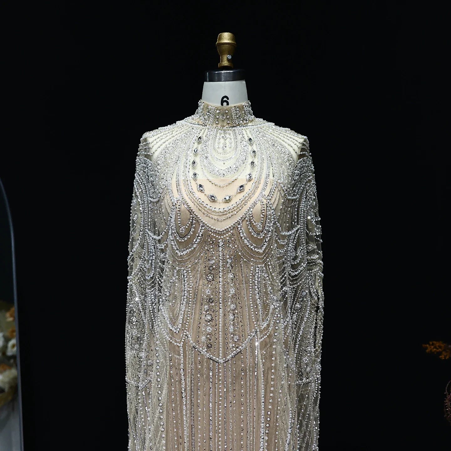 Robes de soirée personnalisées, robe de bal de luxe sexy, Caftan, robe de mariée nude, formelle, élégante et exquise, robe de soirée de haute qualité pour femmes