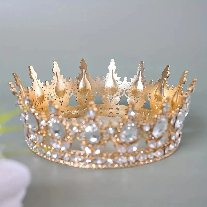 3 pièces accessoires de cheveux de mariée luxueux accessoires de cérémonie de banquet pour femmes mode bijoux de mariée colliers boucles d'oreilles ensembles de couronnes