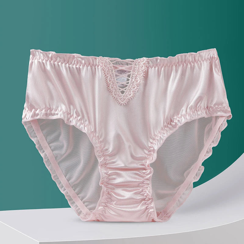 Ropa interior para mujeres sexy panties women lace oversized lenceria hollow breathable lingerie cotton crotch underwear women