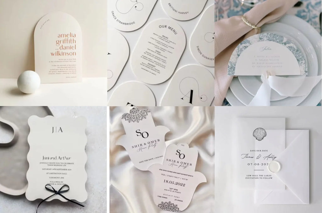 Faire-part de mariage élégant et personnalisé avec papier calque, annonce de mariage, fiançailles, nom personnalisé, fournitures de fête