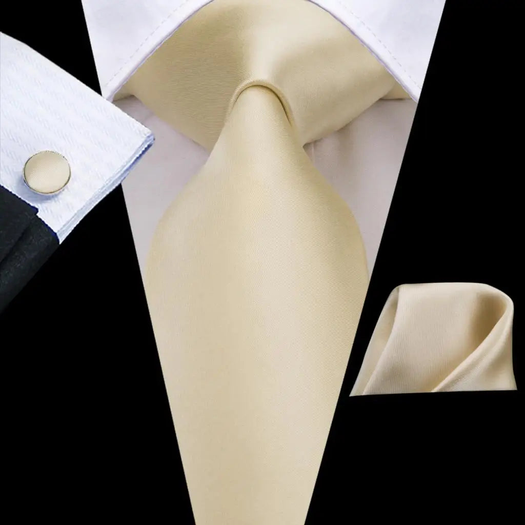 Silk Paisley & Floral Necktie Gift Set | Groom & Groomsmen Wedding Tie with Pocket Square & Cufflinks