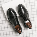 Chaussures classiques de mariage en cuir pour hommes Richelieu Chaussures habillées d'affaires de haute qualité pour hommes Chaussures de bureau pour homme pour fête, événements sociaux ou occasions formelles