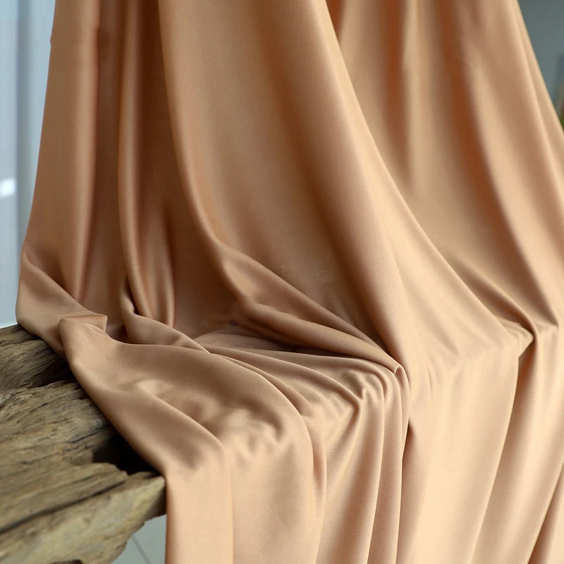 Tissu jersey extensible tricoté, bon drapé pour la décoration de mariage, les toiles de fond de fête, les rideaux, les arrière-plans de photographie, largeur 170 cm