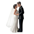 Anniversary Decoration Couple Wedding Cake Topper Elegant Creative Cake Toppers Dolls PVC White/Black Bride & Groom Figurines