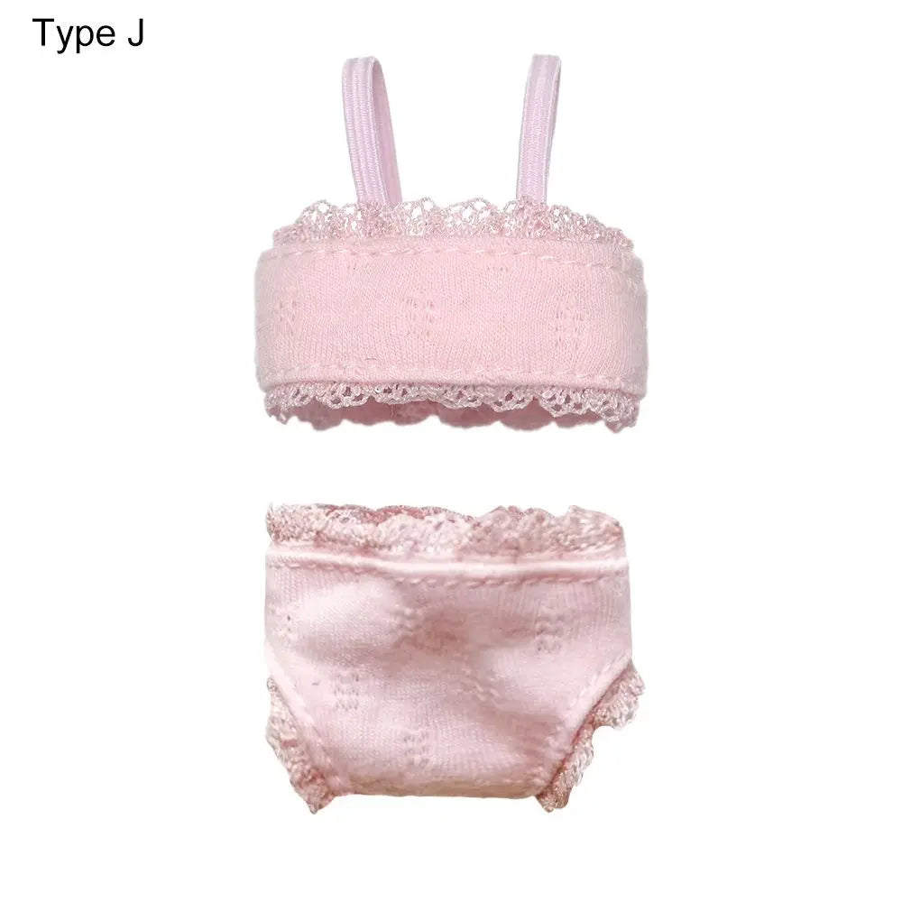 3 pièces/ensemble pyjamas colorés 3 en 1 vêtements sous-vêtements lingerie soutien-gorge robe dentelle accessoires de maison pour poupée 1/6