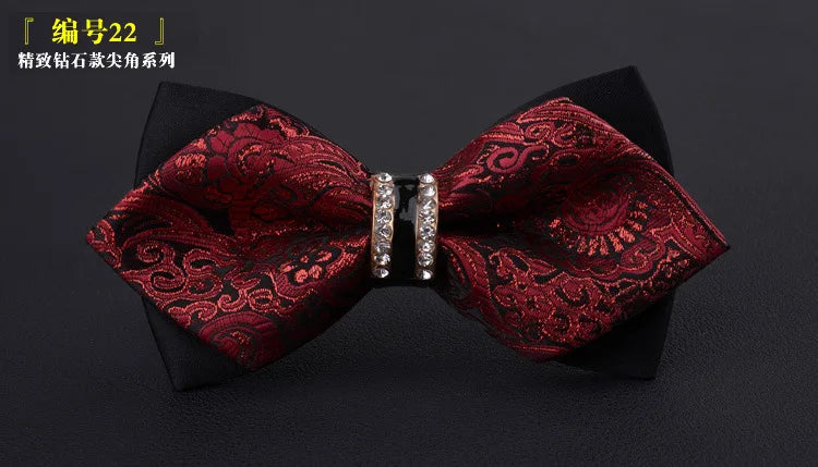 Nœud Papillon Fait à la Main de Haute Qualité pour Hommes, Banquet d'Affaires, Mariage, Hôte, Costume de Marié, Chemise, Bijoux, Cadeaux, Nœud Papillon en Velours