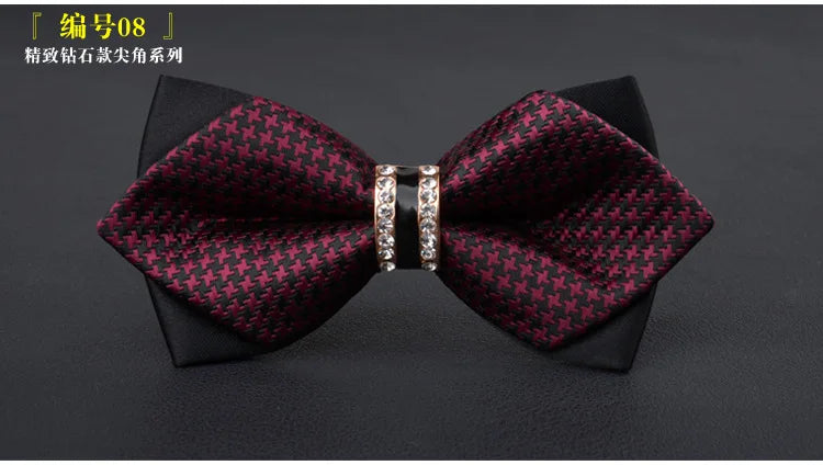 Nœud Papillon Fait à la Main de Haute Qualité pour Hommes, Banquet d'Affaires, Mariage, Hôte, Costume de Marié, Chemise, Bijoux, Cadeaux, Nœud Papillon en Velours