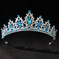 Vintage Luxury Crystal Crown Bridal Wedding Hair Accessories Palace Style Holiday Headbands forChristmas NewYear Banquet Parties