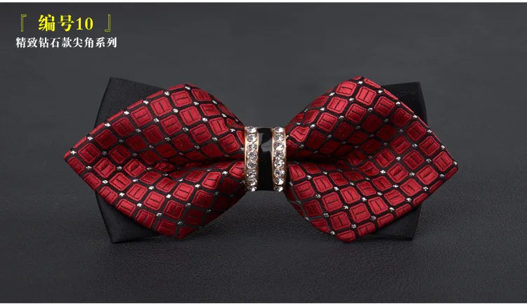 Nœud Papillon Fait à la Main de Haute Qualité pour Hommes, Banquet d'Affaires, Mariage, Hôte, Costume de Marié, Chemise, Bijoux, Cadeaux, Nœud Papillon en Velours