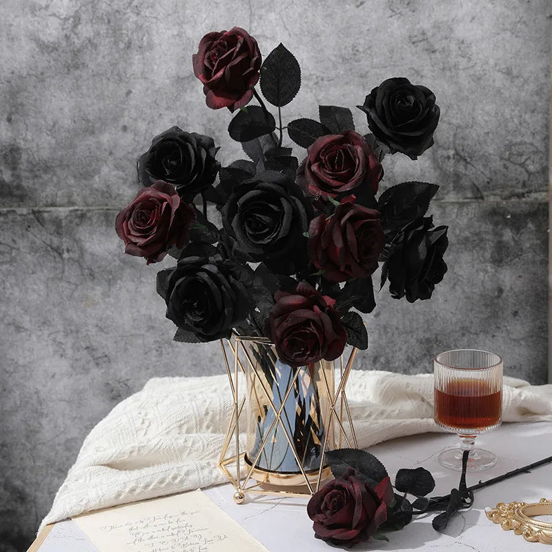 Bouquet de Mariée en Soie Rose Fleur Artificielle — Prêt à Offrir et à Bricoler