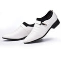 Chaussures habillées classiques pour hommes Chaussures à enfiler en cuir PU pour hommes Grande taille Bout pointu Affaires Décontracté Chaussures de cérémonie pour hommes pour mariage 2024