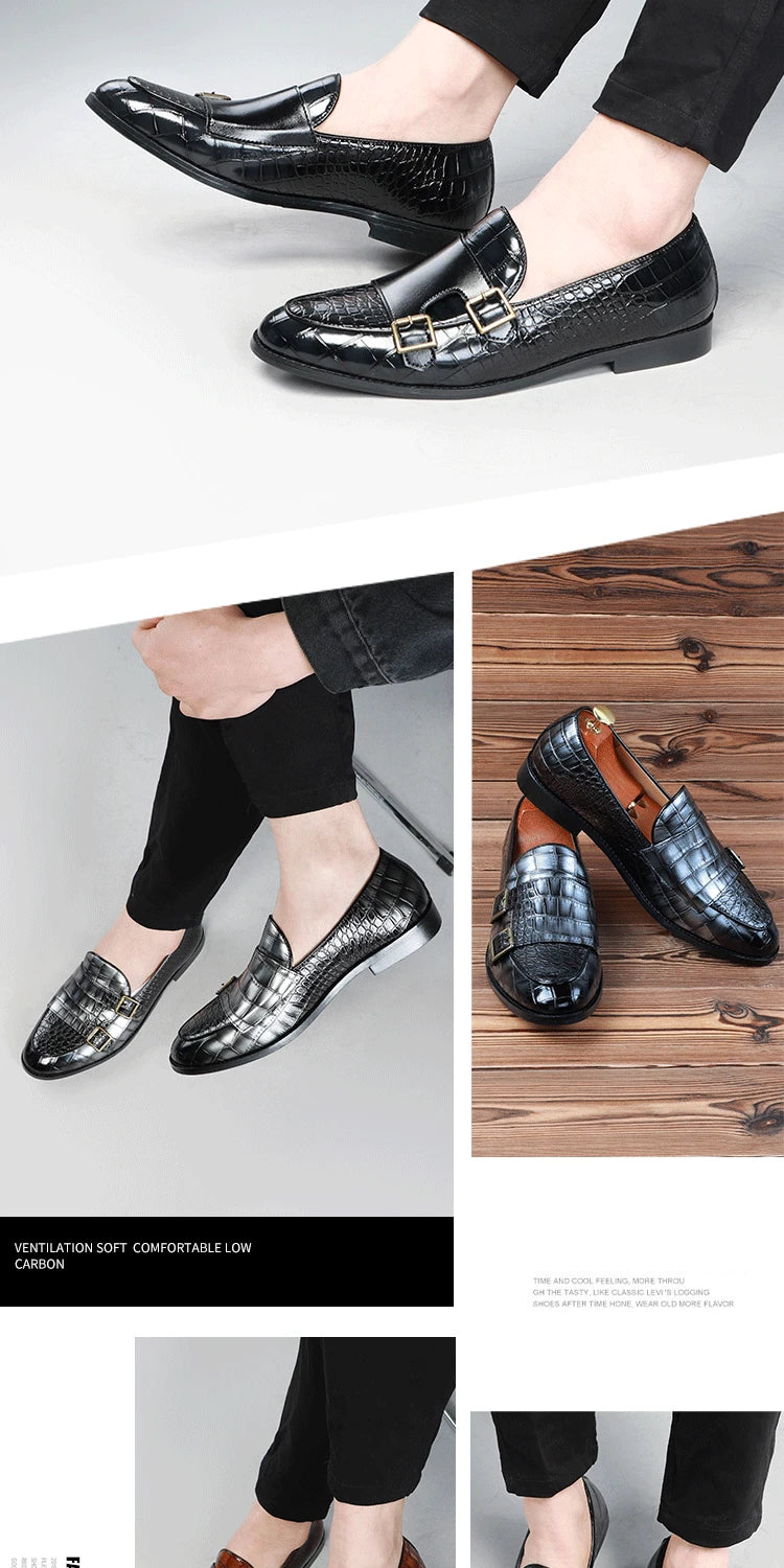 Nouvelles chaussures de ville Richelieu pour homme, chaussures de mariage en cuir, bout pointu, style italien, Sapato Oxford Masculino