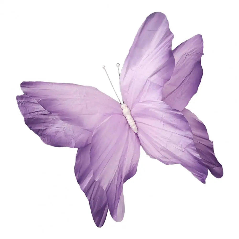 Décoration de Fête Papillon Grand Papillon Artificiel en Papier pour Mariage Fête Banquet Décor de Fond Maison Jardin