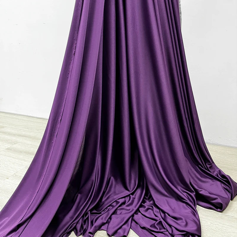 Tissu jersey extensible tricoté, bon drapé pour la décoration de mariage, les toiles de fond de fête, les rideaux, les arrière-plans de photographie, largeur 170 cm