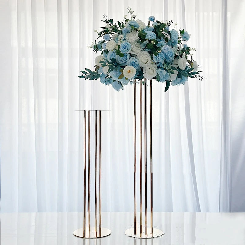 10 Supports de fleurs Centres de table de mariage Chemin de plomb pour événements Centres de table modernes pour la décoration