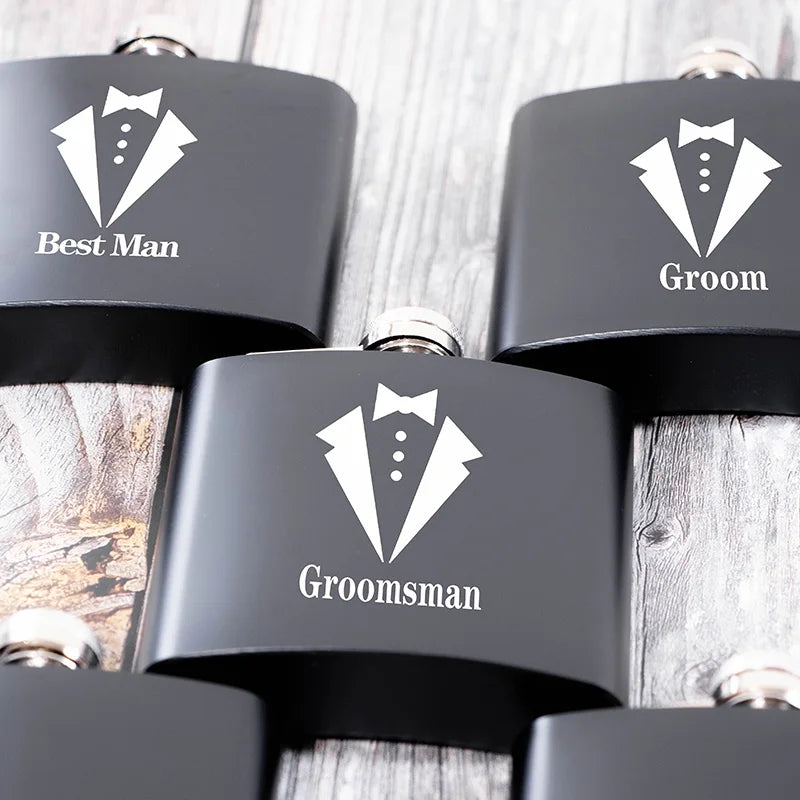 Flacon pour le père de la mariée Futur marié Fiançailles Mariage Camping Enterrement de vie de garçon Week-end EVG Garçon d'honneur Témoin Cadeau de demande en mariage