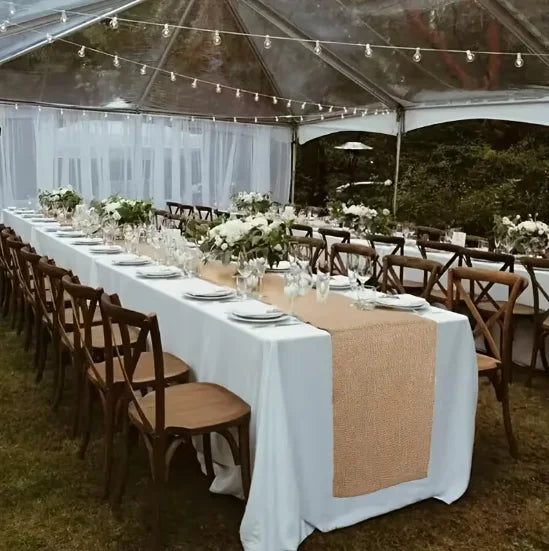 Jute Burlap Ribbon Roll DIY Handmade Craft Supplies for Wedding Decor Gift Wrapping Flower Bouquets Table Garland Party DIY
