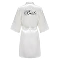 Peignoirs de mariée pour femmes, cadeaux de fête prénuptiale, robe de demoiselle d'honneur, nuisette en satin de soie, kimono sexy d'été, robe de chambre.