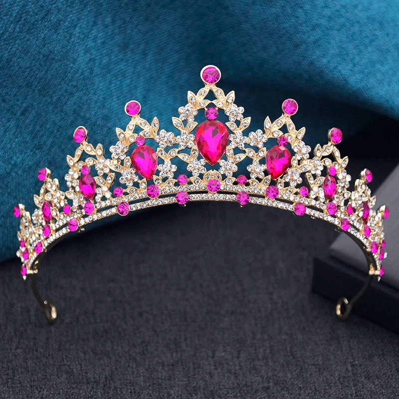 Couronnes et diadèmes de mariée princesse pour filles, bal de promo, anniversaire, robe de mariée, bijoux de cheveux, accessoires de tête de fête