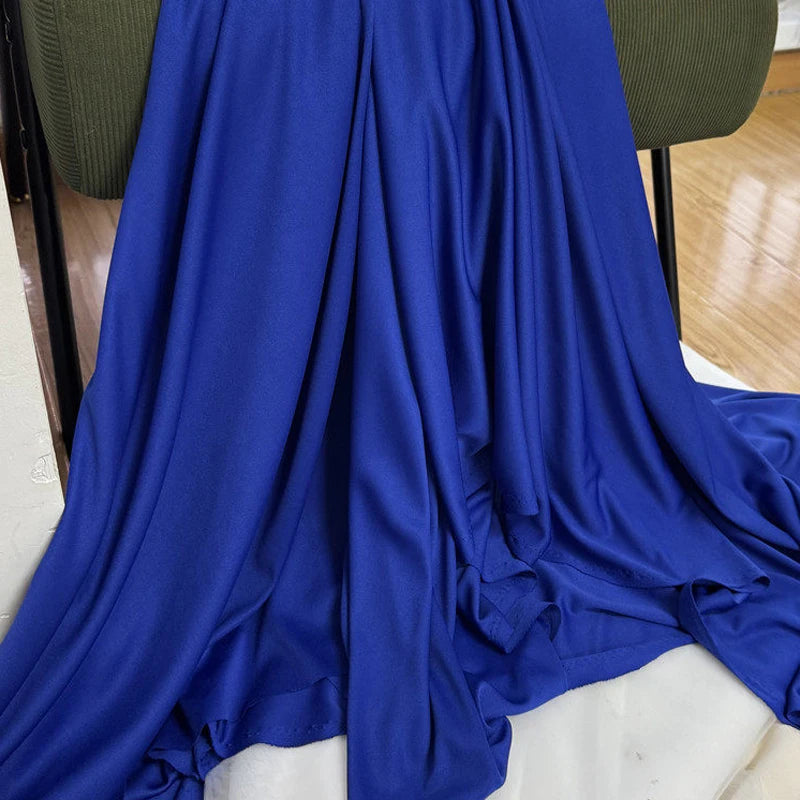 Tissu jersey extensible tricoté, bon drapé pour la décoration de mariage, les toiles de fond de fête, les rideaux, les arrière-plans de photographie, largeur 170 cm
