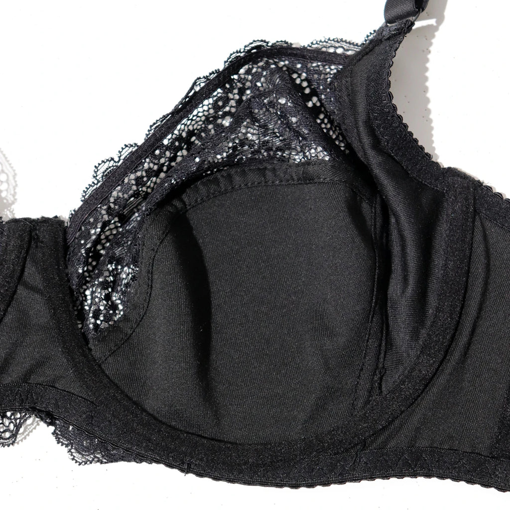 Ensemble de Lingerie Sexy en Dentelle Soutien-Gorge et Culotte Femme Grande Taille Bretelles Réglables Style Simple Confortable Beauwear