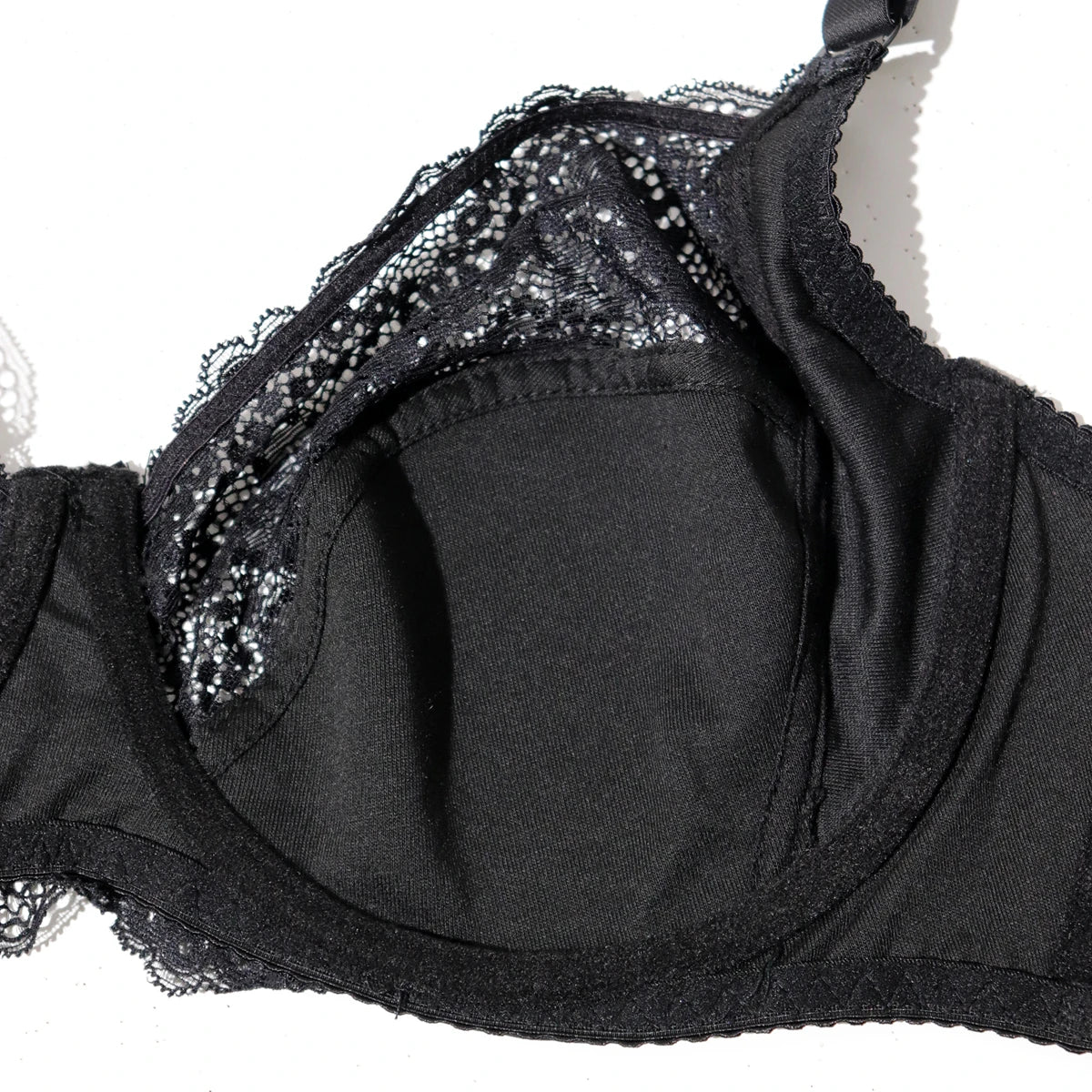 Ensemble de Lingerie Sexy en Dentelle Soutien-Gorge et Culotte Femme Grande Taille Bretelles Réglables Style Simple Confortable Beauwear