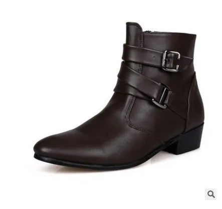 Marque Hommes Bottes Cuir Oxford Ville Chaussures Homme Britannique Chelsea Chaussure Hommes Hiver Affaires Pointu Chaussures 2025 Bottines