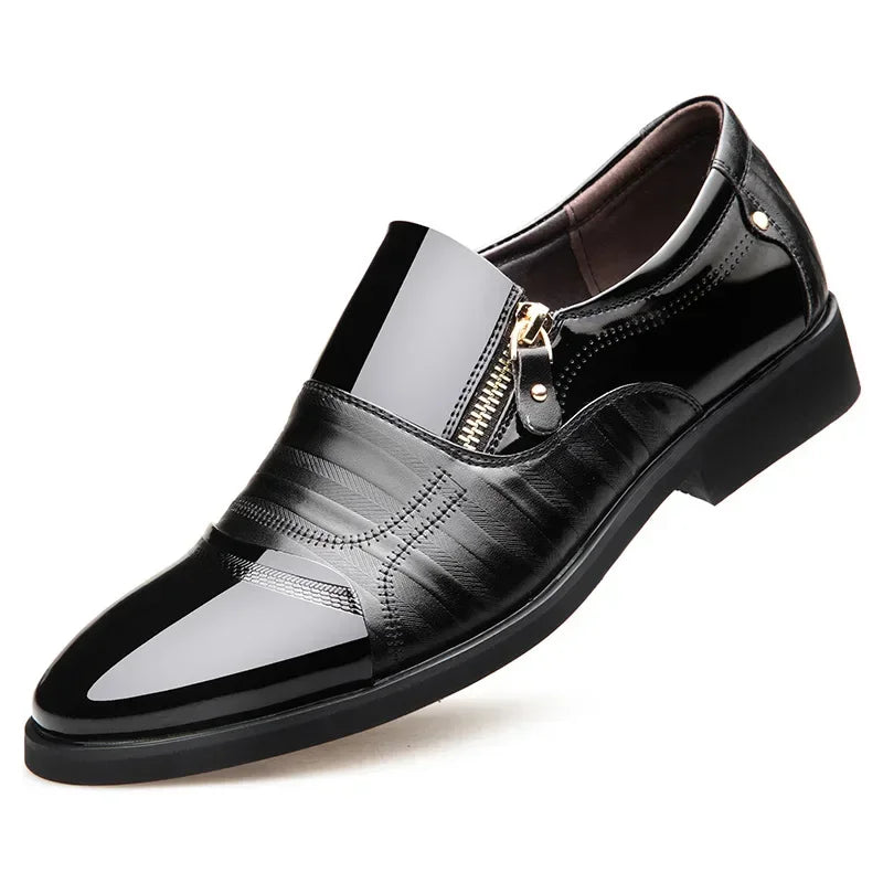 Chaussures Homme Chaussures en Cuir Chaussures Habillées D'affaires Décontractées Tout-Aller Anti-Choc Résistantes à l'Usure Chaussures Homme
