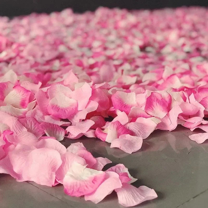 1000Pcs Artificial Silk Rose Petals Romantic Party Home Decoration Valentine's Day Wedding Wreath Flower Rose Petals Decoration