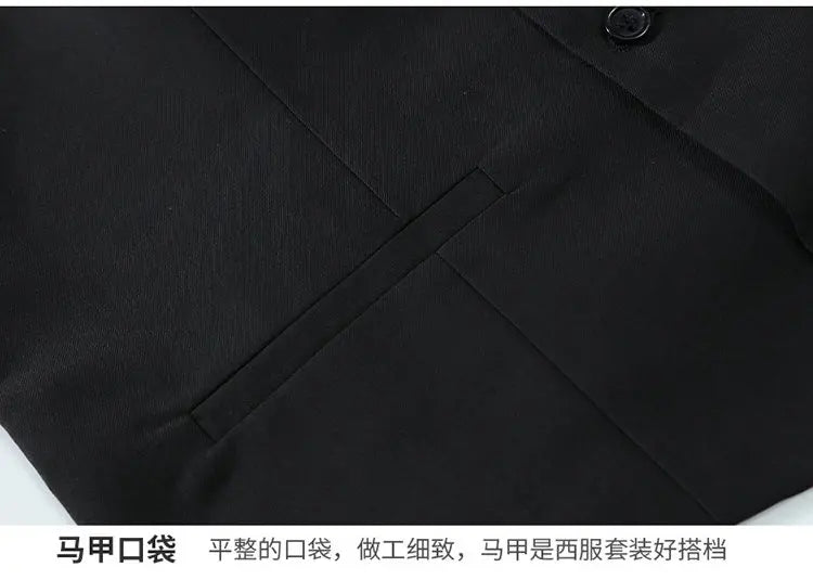 Costume homme pour hommes d'affaires jeunes et d'âge moyen, décontracté, à la mode et élégant, col montant simple, version coréenne de Zhongs