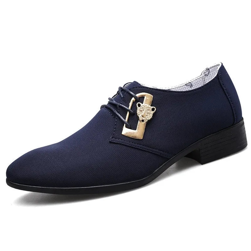 Chaussures Oxford classiques de marque de luxe pour hommes, chaussures en toile respirantes pour hommes, chaussures de mariage formelles, chaussures habillées pour hommes, Herren Schuhe, Sepatu Pria
