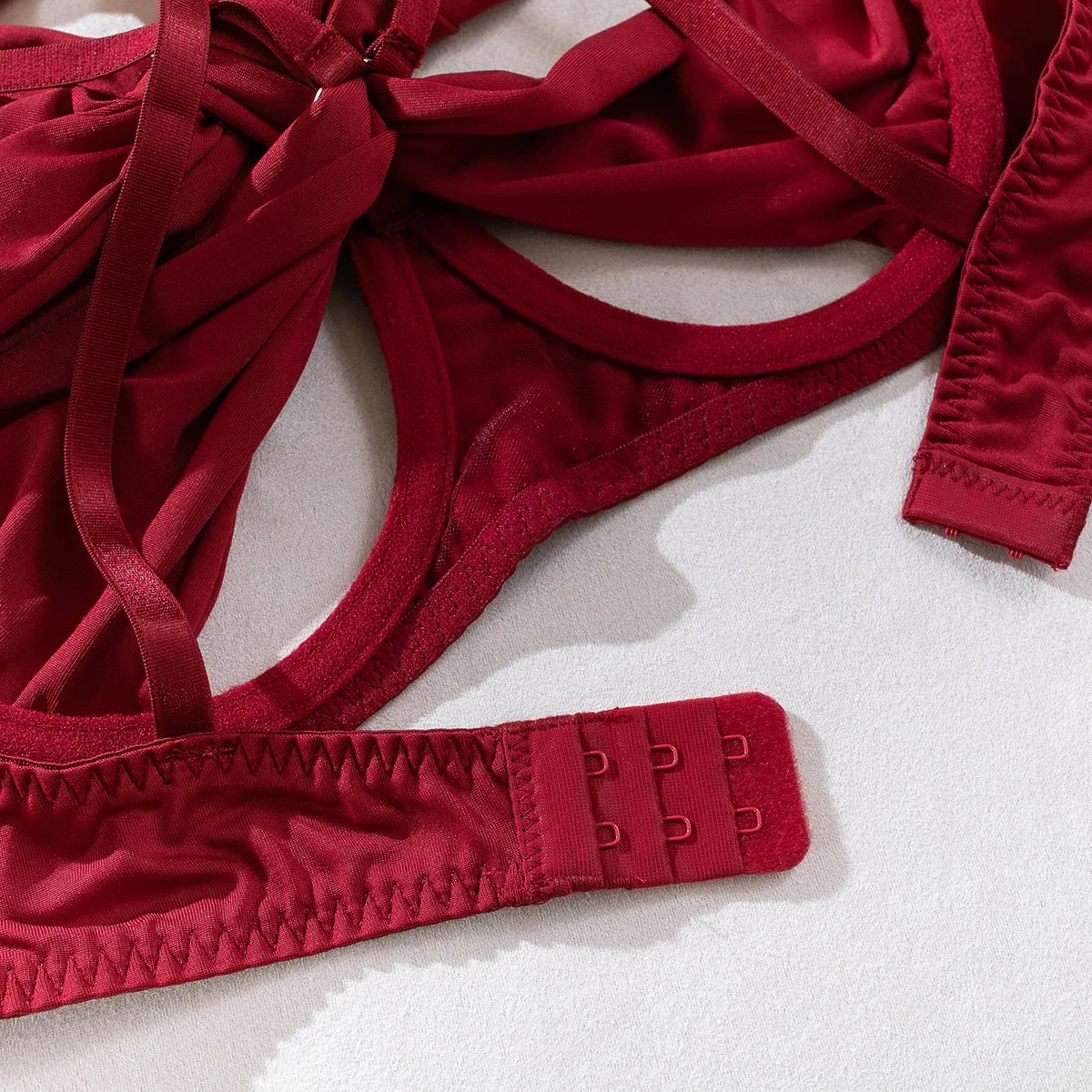 Ensemble de lingerie Ellolace Nœud Papillon Soutien-gorge Ouvert en Soie Sous-vêtements Sissy Bilizna Non Censurée Pornographie Sensuelle Intime Jarretière Strings Tenues Sexy