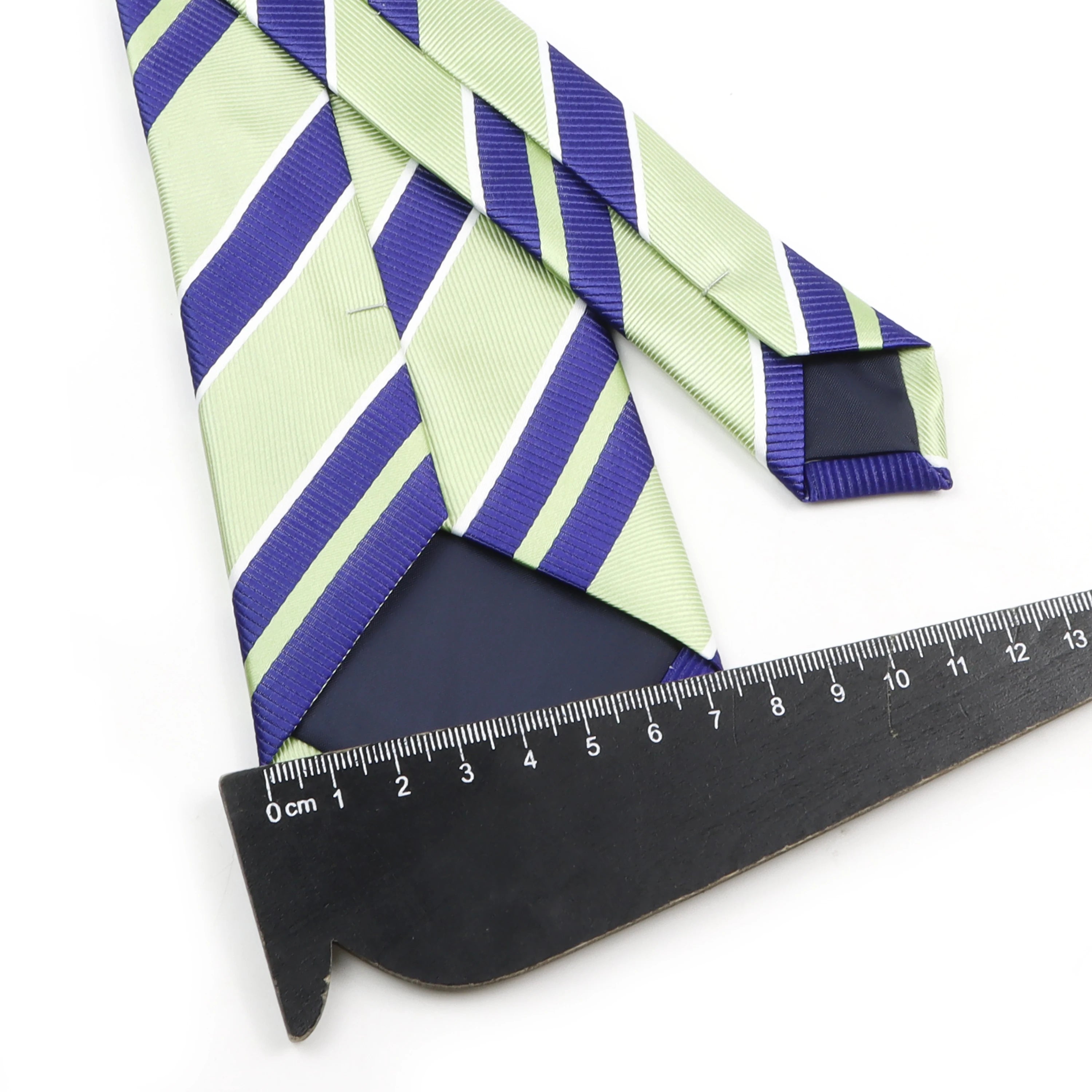 Men's Striped Necktie, Pocket Square & Brooch Set | Groom & Groomsmen Wedding Accessory