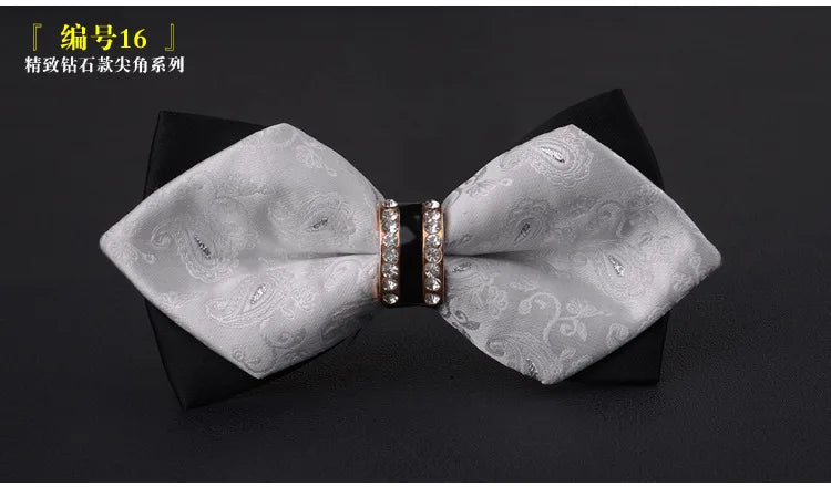 Nœud Papillon Fait à la Main de Haute Qualité pour Hommes, Banquet d'Affaires, Mariage, Hôte, Costume de Marié, Chemise, Bijoux, Cadeaux, Nœud Papillon en Velours